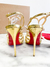 Sandália Louboutin Dourada 34Br - comprar online