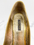 Peep Toe Louis Vuitton Dourado 37Br na internet