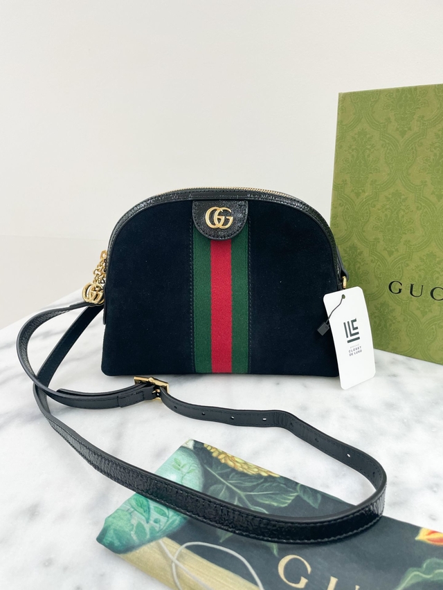 Bolsa Gucci Ophidia GG Preta Original, gucci bolsa - designco-india.com