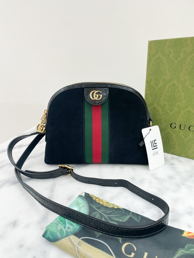 Bolsa Gucci Ophidia GG Preta Original