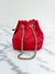 Bolsa Carolina Herrera Bucket Vermelha - Brechó Closet de Luxo