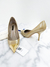 Scarpin Louis Vuitton Verniz Dourado Monograma 36BR - comprar online
