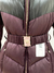 Jaqueta Versace Puffer Medusa Belt Fur Vinho Tam.M - loja online