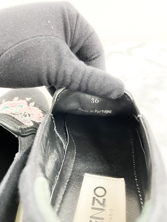 Kenzo leather slip on 2025