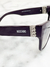 Óculos Moschino Roxo e Prata - comprar online