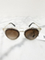 Óculos Valentino Aviador Perforated Marrom