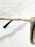 Óculos Valentino Aviador Perforated Marrom - Brechó Closet de Luxo