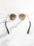 Óculos Valentino Aviador Perforated Marrom - loja online