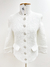 Casaco Chanel Branco Logo Tam.P