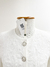 Casaco Chanel Branco Logo Tam.P - Brechó Closet de Luxo