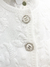 Imagem do Casaco Chanel Branco Logo Tam.P