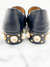 Imagem do Mocassim Gucci Mid-Heel GG Pearl Embellished Loafer Preto 36Br