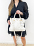 Bolsa Prada Nappa Gaufre Logo White