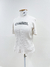 Blusa Chanel Logo Off White Tam.M - loja online