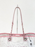 Bolsa Chanel Deauville Small Ecru Pink Logo - Brechó Closet de Luxo