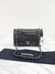 Bolsa Chanel Double Flap Mesh Perforated Metallic Grey Jumbo na internet