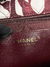 Bolsa Chanel Floral Print Single Flap Vinho e Off White - CHIP - Brechó Closet de Luxo