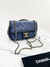 Imagem do Bolsa Chanel Graphic Flap Calfskin Small Azul e Preta