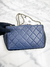 Imagem do Bolsa Chanel Graphic Flap Calfskin Small Azul e Preta