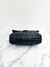 Bolsa Chanel Lambskin Shimmery Vertical Stitch Preta - Brechó Closet de Luxo