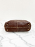Bolsa Chanel Leather Wooden-Chain Logo Marrom - loja online