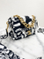 Bolsa Chanel Mini Dear Coco Single Flap Preta e Branca - CHIP - Brechó Closet de Luxo