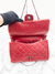 Bolsa Chanel New Single Flap Vermelha - Brechó Closet de Luxo