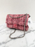 Bolsa Chanel Reissue Double Flap Tweed Quilted Rosa - Brechó Closet de Luxo