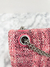 Bolsa Chanel Reissue Double Flap Tweed Quilted Rosa - loja online