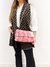 Bolsa Chanel Reissue Double Flap Tweed Quilted Rosa