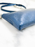 Bolsa Coach Quinn Metallic Blue Logo Crossbody - comprar online