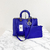 Bolsa Dior Diorissimo Logo Tote Azul + Clutch