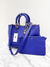 Bolsa Dior Diorissimo Logo Tote Azul + Clutch - loja online