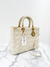 Bolsa Dior Lady Dior Quilted Cannage Large Nude na internet