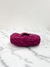 Bolsa Fendi Half-Moon Croissant Pink Monograma - loja online
