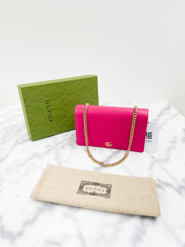 Bolsa Gucci GG WOC Rosa