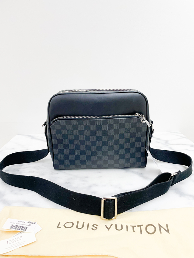 Bolsa Louis Vuitton Dayton Reporter PM Damier Graphite