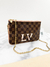 Bolsa Louis Vuitton Double Zip Pochette Logo Ebene na internet