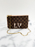 Imagem do Bolsa Louis Vuitton Double Zip Pochette Logo Ebene