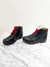 Bota Burberry Riveted Antrim Embroidered Preta 38Br - loja online