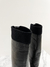 Imagem do Bota Chanel Riding Leather Logo Preta 35/36Br