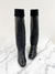 Bota Chanel Riding Leather Logo Preta 35/36Br na internet