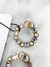 Brinco Dior Petit Crystal Embellished Dourado e Rosa - loja online