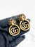 Brinco Gucci Lion Head Double G Dourado - loja online