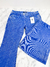 Calça Balmain Jeans Flare Logo Azul 36Br