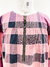 Camisa Burberry Brit Tunic Pink Checked Cotton Tam.P na internet