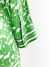 Camisa Carolina Herrera Printed Verde Logos Tam.M - Brechó Closet de Luxo