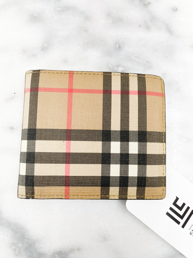 Carteira burberry xadrez hotsell