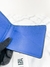Imagem do Carteira Louis Vuitton Logo Preta e Azul - MASCULINO