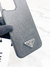 Case Prada Logo Saffiano Leather Iphone 13 Pro Max - loja online